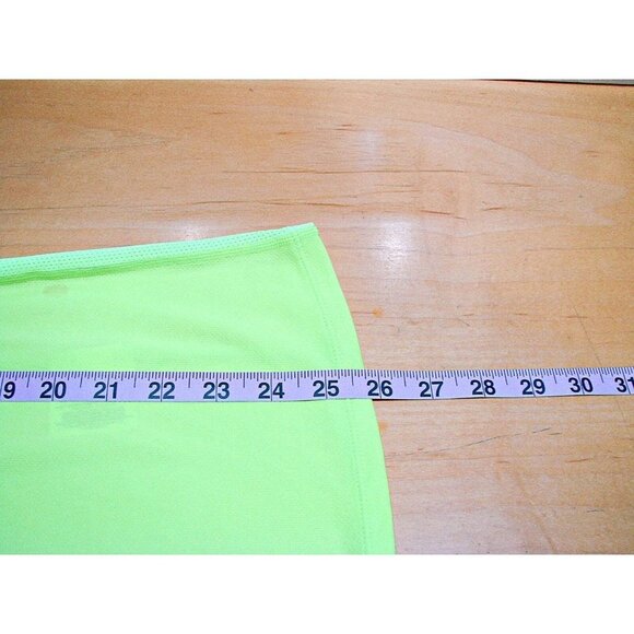 Nike Womens Neon Yellow Dri-Fit Short Sleeve Activewear Pullover T-Shirt Size S - Picture 6 of 9